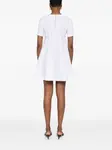 Мини-платье из хлопка Patrizia Pepe, белый - фото 4