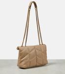 Кожаная сумка через плечо toy Saint Laurent, бежевый - фото 4