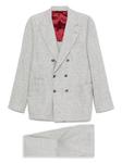 Двубортный блейзер Brunello Cucinelli, серый - фото