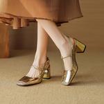 Сандалии на бретельках 7 см Women's Echo&yolo, серебристый - фото 6