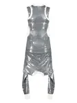 Платье с пайетками Jeremy Scott, серый - фото 2