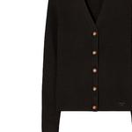 Вязаный свитер SS22 женский TORY BURCH, черный - фото 8