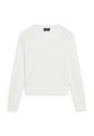 Джемпер CREW NECK Massimo Dutti, белый - фото 6