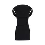 Платье Jacquemus La Mini Robe Bordo, черный - фото