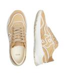 Кроссовки женские Boss с контрастным декором, бежевый - фото 4