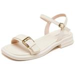 Сандалии женские Agsdon, серебряный - фото 4