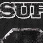 Джерси Supreme Sequin Football Jersey, Black - фото 3