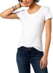 Футболка Tommy Hilfiger Cotton с круглым вырезом, White - фото
