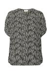 Блуза Kaffe AMBER PRINTED, Black Chalk Graphic Lines/Black - фото 5