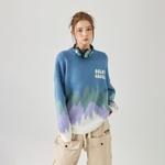 Свитер унисекс GOLFCROSS, Лазурно-голубой - фото 9