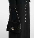 Сумка Bobbi из замши через плечо Khaite, черный - фото 2