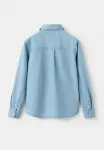 Детская рубашка Mango Kids, Light Blue - фото 3
