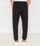 Спортивные штаны мужские Hugo хлопковые с контрастными деталями, черный - фото 4