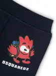 Спортивные брюки с логотипом Dsquared2 Kids, синий - фото 3