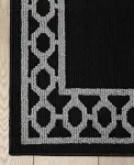 Комплект из двух дорожек Christine Trellis Border Tufted Jean Pierre New York, черный/серый - фото 4