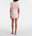 Мини-юбка из махровой ткани Barocco Versace, Dusty Rose - фото 3