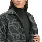 Куртка женские HERMES, серый - фото 5