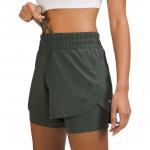 Шорты Track That женские Lululemon, зеленый - фото 8