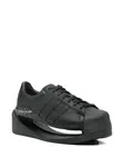 Кожаные кроссовки на платформе Y-3, черный - фото 2