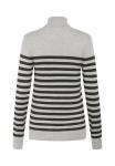 Джемпер Kaffe LIZZA ROLL NECK, Lgm Dgm Half Stripe/Grey - фото 6