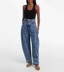 Инфрадито мюли из кожи с сеткой Alaïa, Or - фото 3