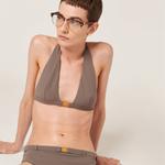 Бикини-слип MIU MIU, серый - фото 4