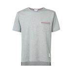Футболка Thom Browne Short-Sleeve Pocket Tee 'Light Grey' - фото