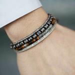 Браслет из смесового материала унисекс RONIN MADE, Tan - фото 6