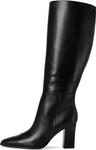 Ботинки Nine West Women's Zazz Wide Calf, Black Leather - фото 4