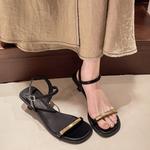 Сандалии на ремешках Xingdiman, экрю - фото 5