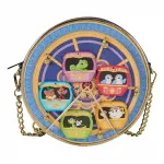 Сумка через плечо Loungefly Disney Princesses Carousel, синий - фото