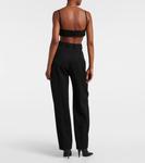 Топ-бра из смеси мохера Givenchy, Black - фото 3