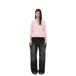 WE11DONE SS23 Вязаный свитер Women's Light Pink - фото 5