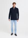 Kronstadt Свитер 'KSDoors half Zip' в темно-синем цвете - фото 2