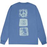 Моно лонгслив Stussy, синий - фото 11