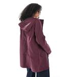 Куртка-дождевик Vero Moda с капюшоном бордового цвета - фото 4