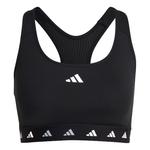 Бюстгальтер (WMNS) adidas Powerreact Training Medium-Support Techfit Bra 'Black White' - фото