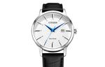 CITIZEN Часы Eco Drive Series Light Powered Quartz Movement Cow Leather Strap Watch Unisex White Dial - фото 2