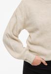 Джемпер VILA VIVIOLI CREW NECK BALLON, Super Light Natural Melange/Beige - фото 5