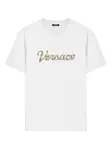 Футболка с логотипом Versace, белый - фото