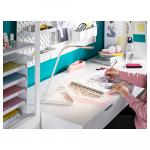 Рабочий стол IKEA ALEX, 132x58, белый - фото 2