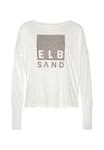 Топ Elbsand Long sleeved top, Weiß/White - фото 4