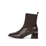 ST&SAT Женские ботинки черно-коричневые - фото