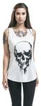 Топ Innocent Skull, белый - фото 4