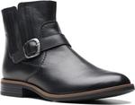 Женские ботильоны Clarks Camzin Loop, Black Leather - фото