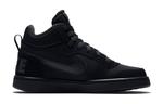 Кроссовки Nike Court Borough Mid 'Triple Black' GS - фото 2