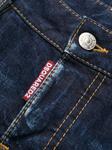 Dsquared2 укороченные джинсы с логотипом, синий - фото 6