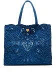 Большая сумка-тоут Beatrice DOLCE & GABBANA, синий - фото