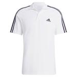 Поло adidas 3S Pique Ps, белый - фото 3