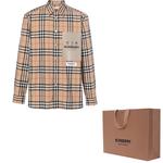 Мужская рубашка Burberry, Коричневый - фото 6